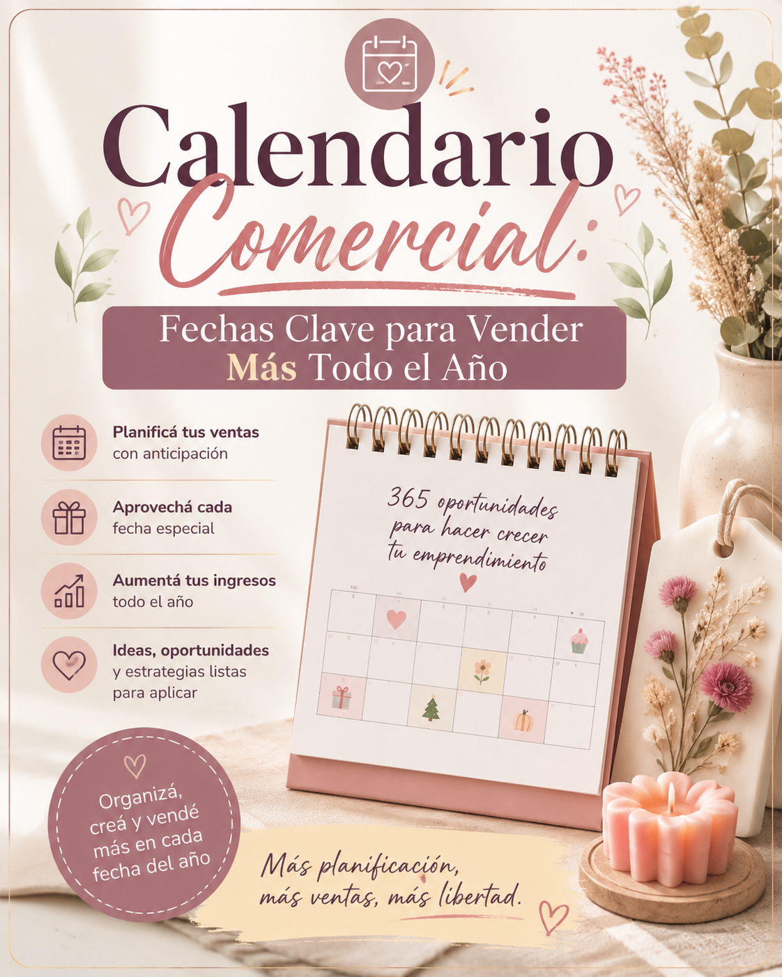 Calendario Comercial,que vender en cada mes