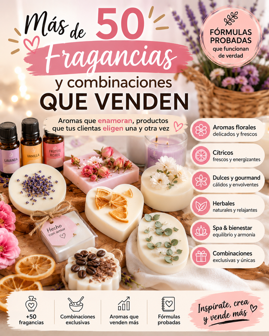 Fragancias que venden +de 50 combinaciones